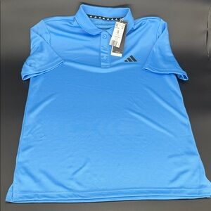 Adidas Sky Blue Performance Polo
